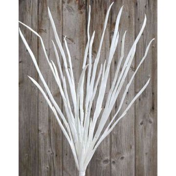 Kunststoffschaum Schilfgras Zweig MIRON, weiß, 120cm