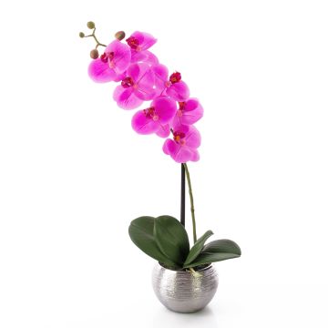 Kunstorchidee Phalaenopsis EMILIA, Dekotopf, pink, 45cm