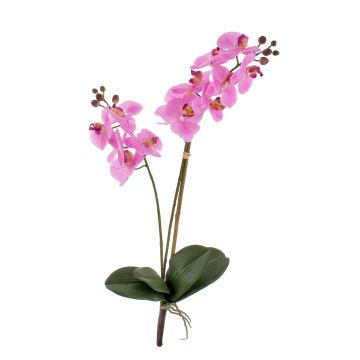 Kunst Phalaenopsis Orchidee CANDIDA auf Steckstab, rosa, 65cm