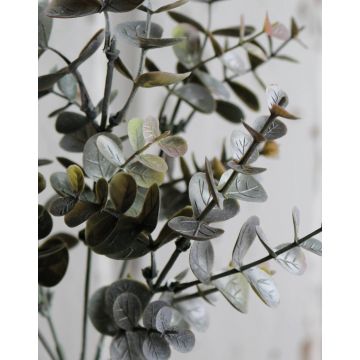 Kunst Eukalyptus LEONTINE auf Steckstab, grün-grau, 35cm