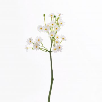 Künstliches Gänseblümchen BELINA, weiß, 30cm, Ø1cm
