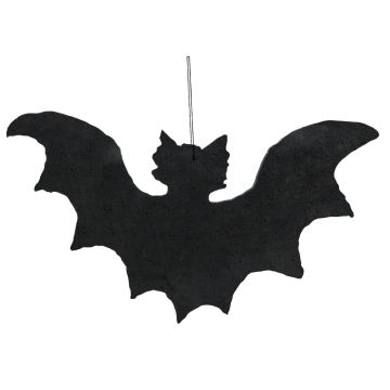 Halloween Dekoration Silhouette Fledermaus SPOOKY BAT, schwarz, 32cm