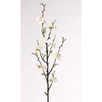 Kunst Apfelblütenzweig SADAKA mit Blüten, creme, 85cm