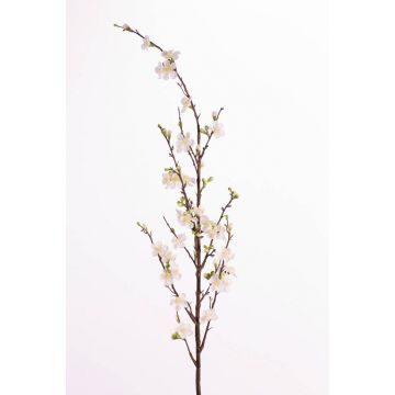 Kunst Apfelblütenzweig SADAKA mit Blüten, creme, 70cm