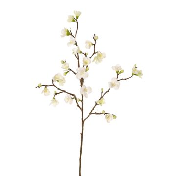 Kunst Apfelblütenzweig SADAKA mit Blüten, creme, 70cm