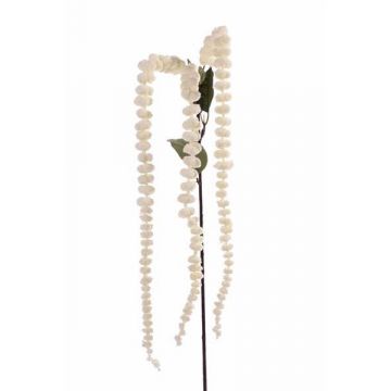 Künstlicher Amaranthus Zweig OLIX mit Blüten, creme, 75cm