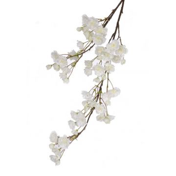 Kunstzweig Japanische Blütenkirsche DJUNA, Blüten, weiß, 135cm