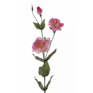 Kunst Lisianthus NOWA, rosa, 80cm, Ø7cm