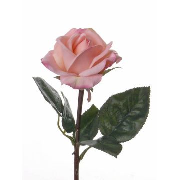 Künstliche Rose AMELIE, rosa, 35cm, Ø9cm