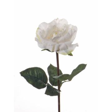Textilblume Rose JESSY, creme, 35cm, Ø11cm