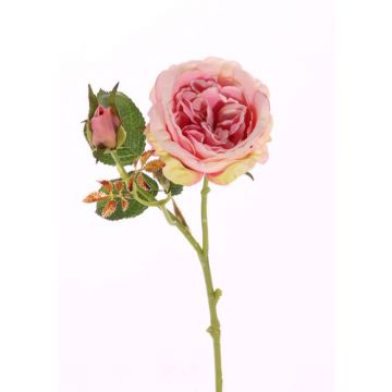 Textil Kohl-Rose JUDY, rosa, 35cm, Ø8cm