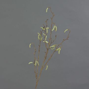 Birkenzweig künstlich NANTE mit Blüten, braun, 65cm, Ø0,5cm