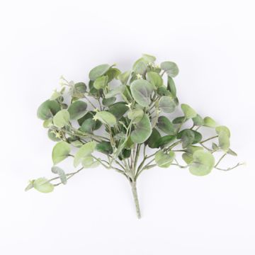 Kunst Silberregen Hänger RONAS, Blüten, Steckstab, grün, 25cm