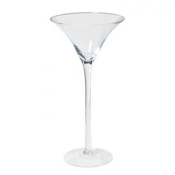 Großes Cocktailglas mit Fuß SACHA OCEAN , klar, 50cm, Ø25,5cm