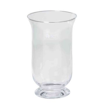 Tischlicht aus Glas LEA OCEAN, transparent, 25cm, Ø15cm