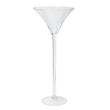 Großes Cocktailglas mit Fuß SACHA OCEAN , klar, 70cm, Ø30cm