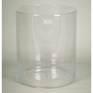Glas Zylinder für Kerzen SANYA OCEAN, transparent, 35cm, Ø30cm