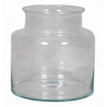 Glas Vase KARIN OCEAN, transparent, 19cm, Ø19cm