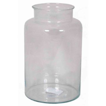 Glas Vase KARIN OCEAN, transparent, 30cm, Ø19cm