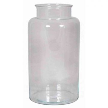 Glas Vase KARIN OCEAN, transparent, 35cm, Ø19cm
