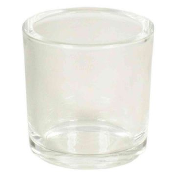 Kleines Teelicht JOHN OCEAN, Glas, transparent, 10cm, Ø10cm