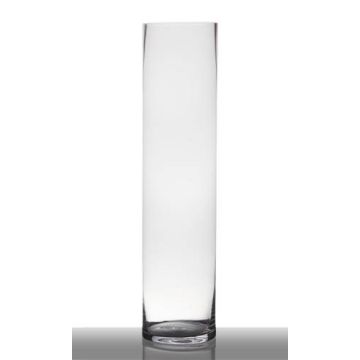 Zylinder Bodenvase SANSA EARTH, Glas, transparent, 80cm, Ø19cm