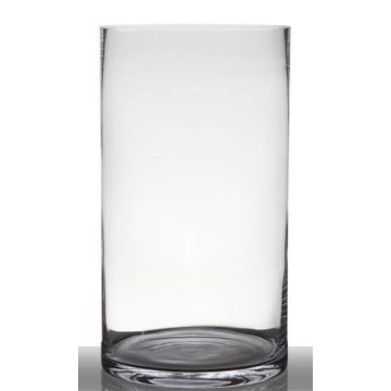 Zylindervase Glas SANSA EARTH, transparent, 45cm, Ø25cm