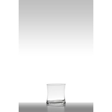 Glas Windlicht DENNY, transparent, 12cm, Ø12cm