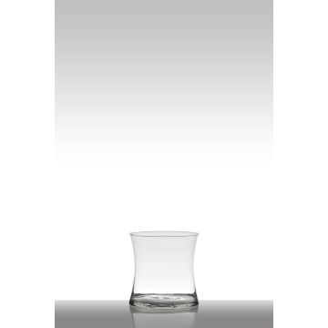 Glas Windlicht DENNY, transparent, 15cm, Ø15cm
