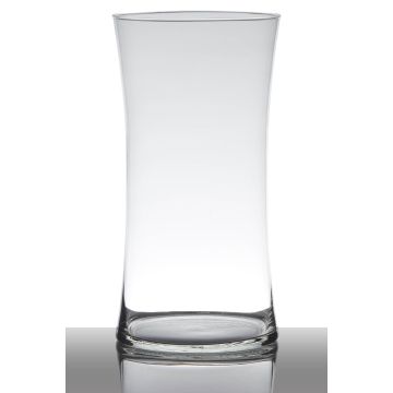 Blumenvase DENNY aus Glas, transparent, 30cm, Ø15cm