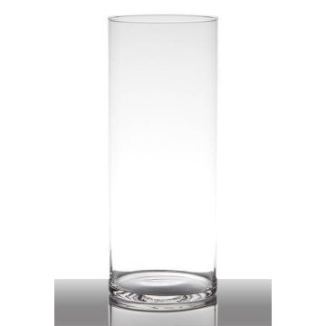 Vase aus Glas SANYA EARTH, Zylinder, transparent, 35cm, Ø14cm