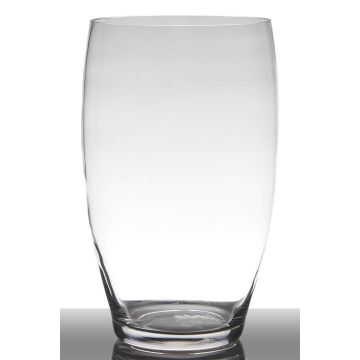 Glas-Vase HENRY, rund bauchig, klar, 36cm, Ø19cm