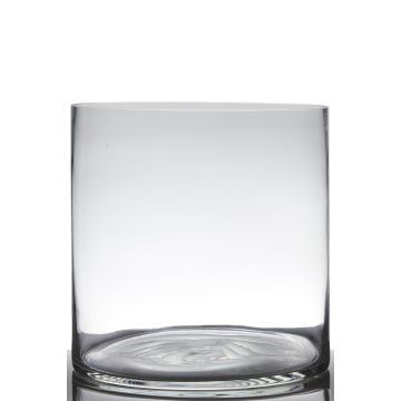 Windlicht Glaszylinder SANSA EARTH, transparent, 25cm, Ø25cm