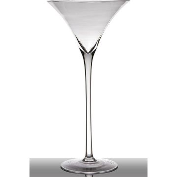 Großes Cocktailglas mit Fuß SACHA EARTH , klar, 40cm, Ø19,5cm