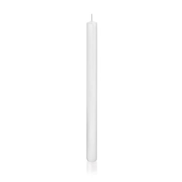 Leuchter Kerze TARALEA, weiß, 35cm, Ø2,3cm, 18h - Made in Germany