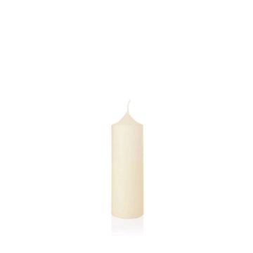Kerze für Laterne FRANZISKA, elfenbein, 30cm, Ø10cm, 248h - Made in Germany