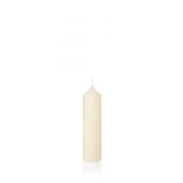 Kerze für Laterne FRANZISKA, elfenbein, 30cm, Ø8cm, 137h - Made in Germany