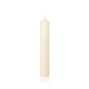 Kerze für Laterne FRANZISKA, elfenbein, 50cm, Ø8cm, 228h - Made in Germany