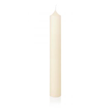 Kerze für Laterne FRANZISKA, elfenbein, 60cm, Ø8cm, 274h - Made in Germany