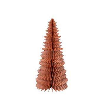 Großer Weihnachtsbaum aus Papier TOFA, hellrosa, 130cm