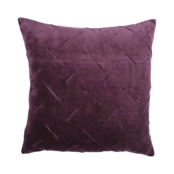 Deko Sofakissen AKONA, aubergine, 45x45cm