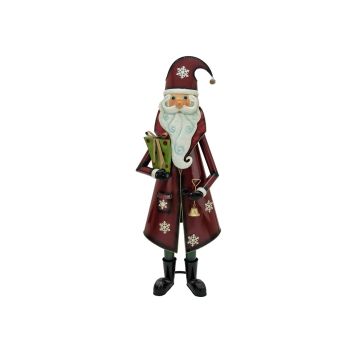 Dekofigur Weihnachtsmann JOSEPH mit Geschenk, 150cm