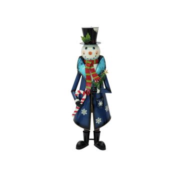 Deko Figur Schneemann RUDIE mit Mantel, 150cm