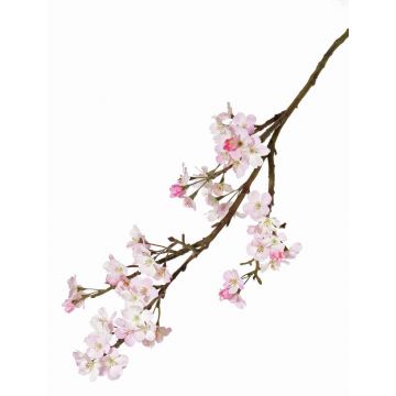 Kunst Apfelblütenzweig LINDJA mit Blüten, rosa, 105cm