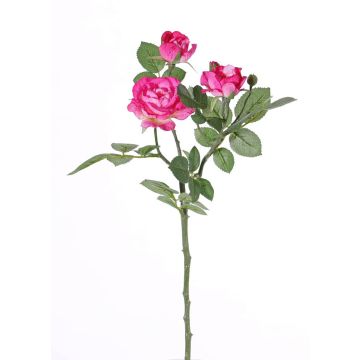 Künstlicher Rosenzweig CORALEE, pink, 50cm, Ø3-7cm