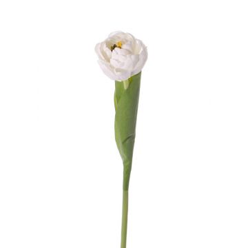 Künstliche Tulpe ROMANA, weiß, 45cm, Ø6cm