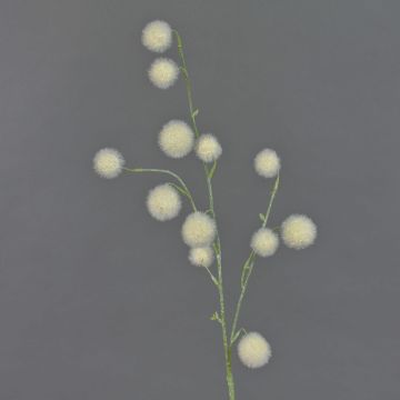 Künstlicher Ballon-Wolfsmilch EMRAH, creme, 80cm, Ø3-4,5cm