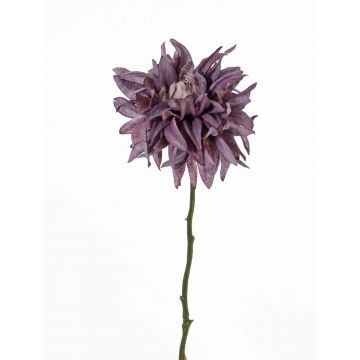 Kunst Dahlie SMILA, violett, 55cm, Ø12cm