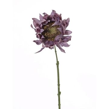 Textil Sonnenblume JANIKA, violett, 60cm, Ø12cm