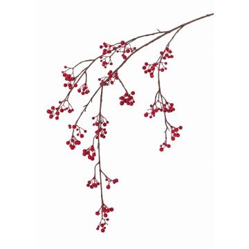 Kunst Schneebeeren Zweig GESA mit Beeren, rot, 120cm